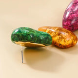 Colorful Resin Dangle Earrings - Z-Style Multi-layered