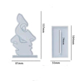Vertical Tabletop Epoxy Decoration Love Photo Frame Resin Mold