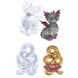 3D Flying Dragon Snake Silicone Mold DIY Crafts Tool