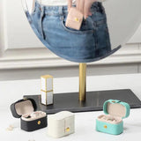 Waterproof Ring Holder Box Mini Proposal Ring Display Box