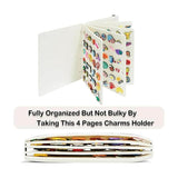 Felt Shoe Flower Storage Booklet Shoe Charm Organizer