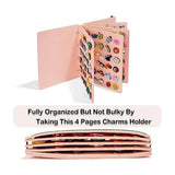 Felt Shoe Flower Storage Booklet Shoe Charm Organizer