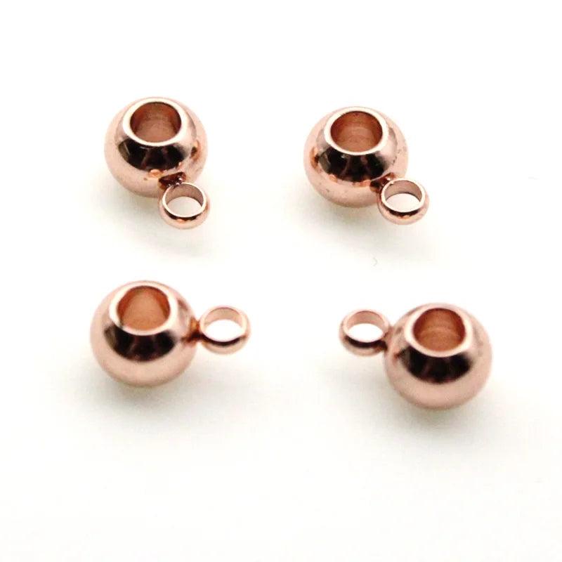 20PCS Stainless Steel Spacer Beads Pendant Charms for DIY Jewelry Mak