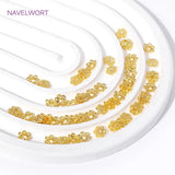 Flower Beads Caps 18K Plated Brass for Jewelry Making