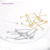 18K Gold Butterfly Flat Pins for DIY Jewelry Making