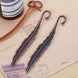 10pcs Feather Bookmark Pendant Charms DIY Accessories