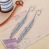 10pcs Feather Bookmark Pendant Charms DIY Accessories