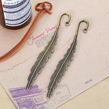 10pcs Feather Bookmark Pendant Charms DIY Accessories