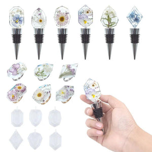 Crystal Epoxy Resin Wine Stopper Silicone Mold