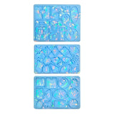 Irregular Silicone Mold Holographic Epoxy Resin Keychain DIY Jewelry Tool