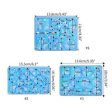Irregular Silicone Mold Holographic Epoxy Resin Keychain DIY Jewelry Tool