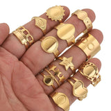 4pcs Stainless Steel Open Resin Ring Base Settings Flat Blank Oval Tray