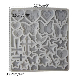 Flower Epoxy Casting Mold for DIY Jewelry Pendant