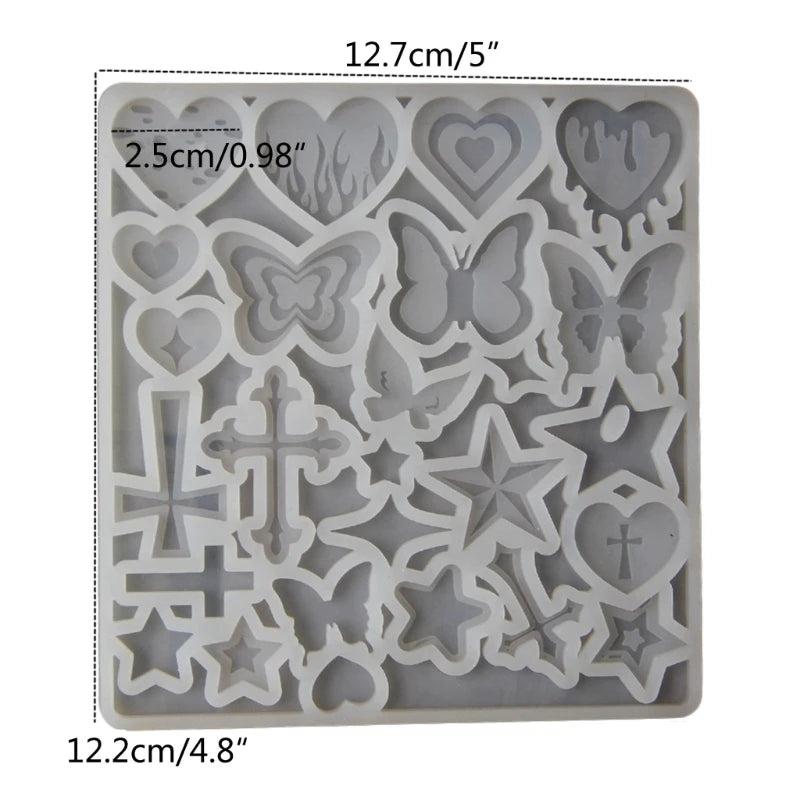 Flower Epoxy Casting Mold for DIY Jewelry Pendant