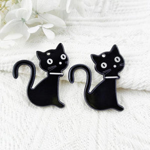 10pcs Cat Acrylic Charms Jewelry Making DIY Animals