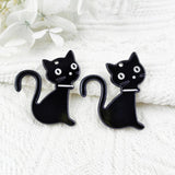 10pcs Cat Acrylic Charms Jewelry Making DIY Animals