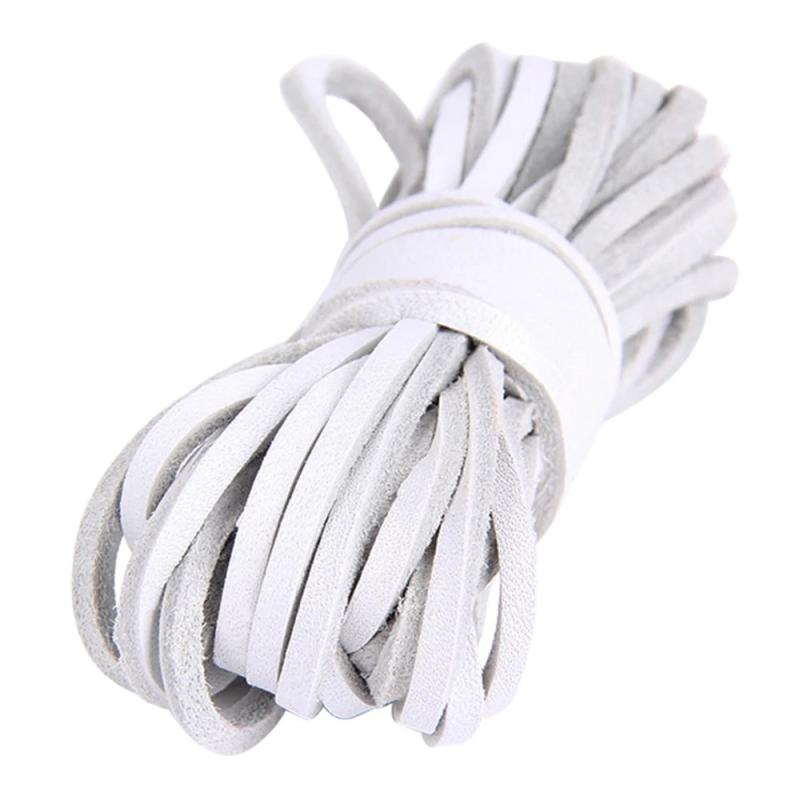 5m Flat Leather Cord Strip Ribbon for Bracelets