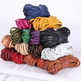 5m Flat Leather Cord Strip Ribbon for Bracelets