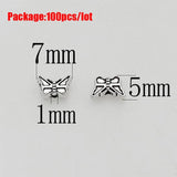 Vintage Butterfly Metal Beads Charms for DIY Jewelry Making
