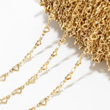 1 Meter Heart Link Chain DIY Love Necklace Bracelet Anklets