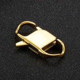 2pcs Stainless Steel DIY Clasps & Hooks for Jewelry Making