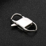 2pcs Stainless Steel DIY Clasps & Hooks for Jewelry Making