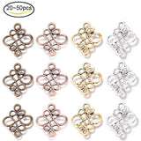 50PCS Tibetan Style Red Copper Jewelry Necklace Links Connectors Chinese Knot