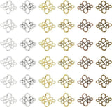 50PCS Tibetan Style Red Copper Jewelry Necklace Links Connectors Chinese Knot