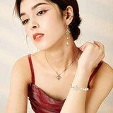 50PCS Tibetan Style Red Copper Jewelry Necklace Links Connectors Chinese Knot