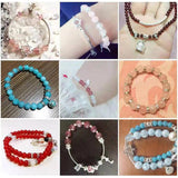 50pcs 4 6 8 10mm Rhinestone Crystal Bead Rondelles Spacer Beads for DIY Jewelry