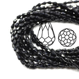 Crystal Drop Pendant Earing Glass Beads Jewelry Supplies
