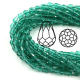 Crystal Drop Pendant Earing Glass Beads Jewelry Supplies