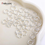 18k Plated Jump Rings for DIY Jewelry, Brass Open Split Rings
