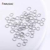 18k Plated Jump Rings for DIY Jewelry, Brass Open Split Rings