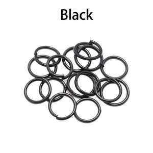 50-200pcs Open Jump Rings Rose Loops Split Rings DIY Jewelry Making Findings