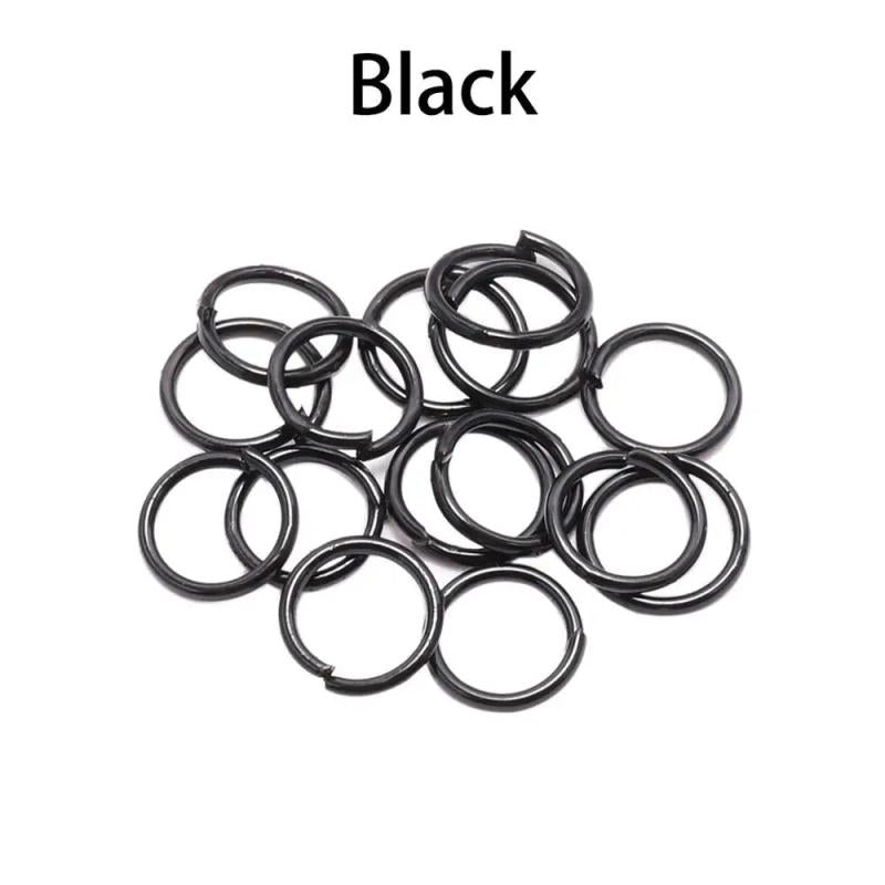 50-200pcs Open Jump Rings Rose Loops Split Rings DIY Jewelry Making Findings