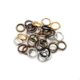 50-200pcs Open Jump Rings Rose Loops Split Rings DIY Jewelry Making Findings