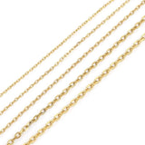 Stainless Steel Chains Jewelry Making Necklace Bracelets Findings DIY
