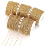 Stainless Steel Chains Jewelry Making Necklace Bracelets Findings DIY
