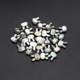 5pcs Natural Sea Shell Beads Rabbit Head Shape Charms for Jewelry Making