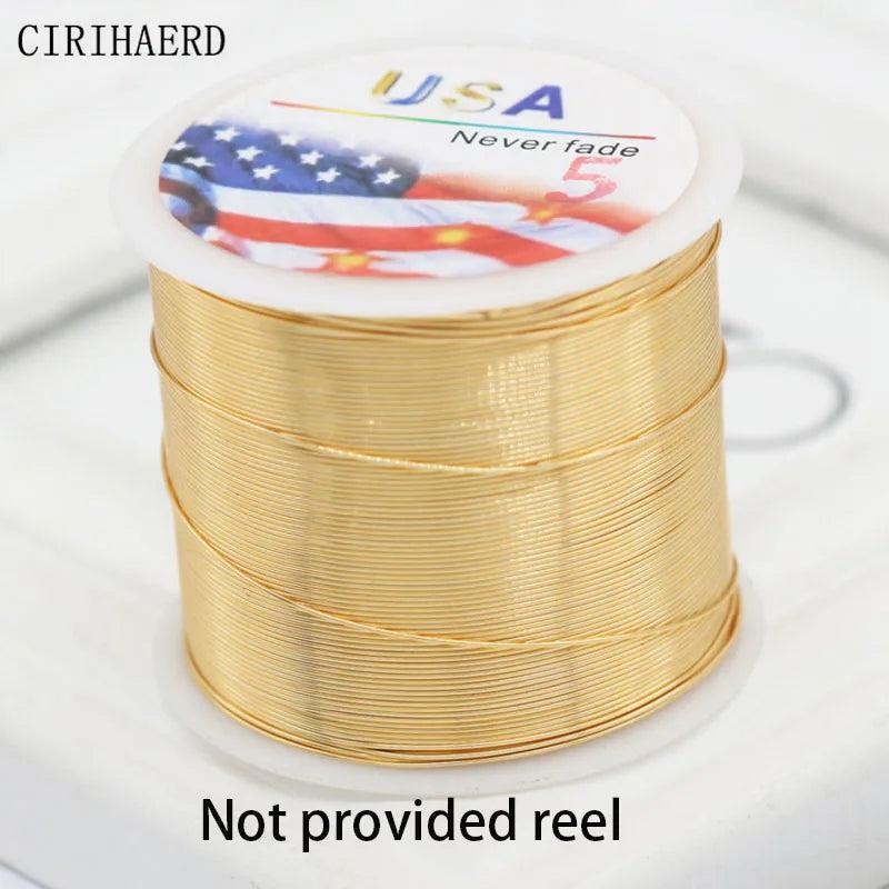 Rose/Silver Plated Copper Wire DIY Jewelry Craft Supplies