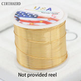 Rose/Silver Plated Copper Wire DIY Jewelry Craft Supplies
