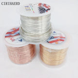 Rose/Silver Plated Copper Wire DIY Jewelry Craft Supplies