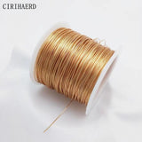 Rose/Silver Plated Copper Wire DIY Jewelry Craft Supplies