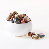 20 PCS 15mm Flowers Ceramic Beads Porcelain Spacer Beads For Jewelry Making
