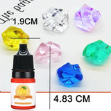 24 Color Epoxy Resin Pigment UV Liquid Dye Colorant DIY Crafts