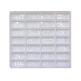 Holographic Dominoes Board Game Silicone Mold Epoxy Resin Mould