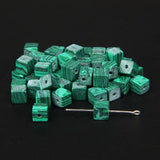 Natural Cube Stone Beads 4/6/8mm Agates Jades for Jewelry Making