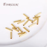 18K Plated Hollow Tube 2X10MM Jewelry Connectors