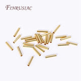 18K Plated Hollow Tube 2X10MM Jewelry Connectors